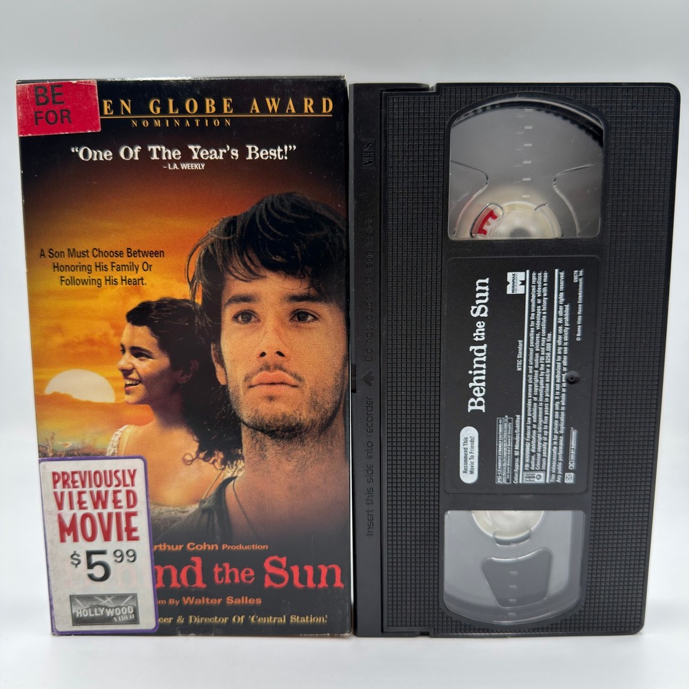 Behind the Sun VHS Miramax‎ Walter Salles Brazilian Drama Hollywood Video